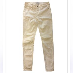 Celebrity Pink White Mid Rise Ankle Skinny Jeans